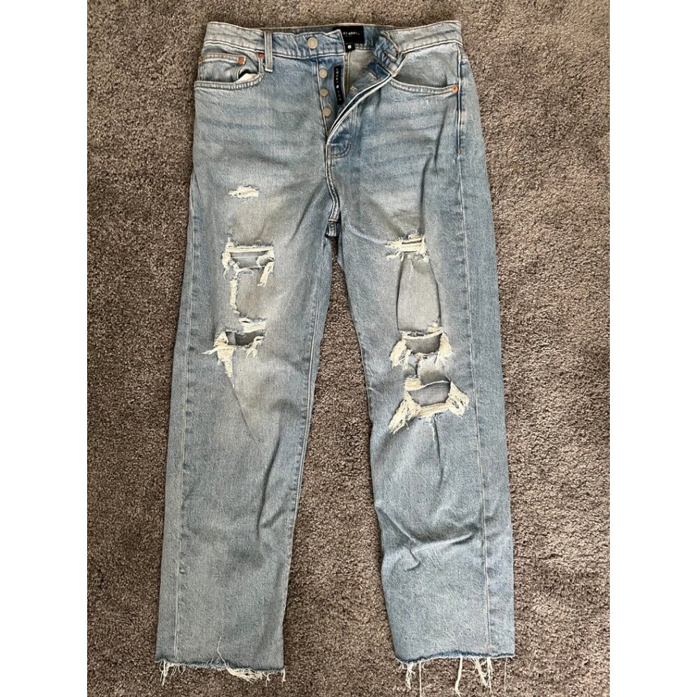 Distressed 90s Jean High Rise Straight Leg Jeans - Lucky Brand